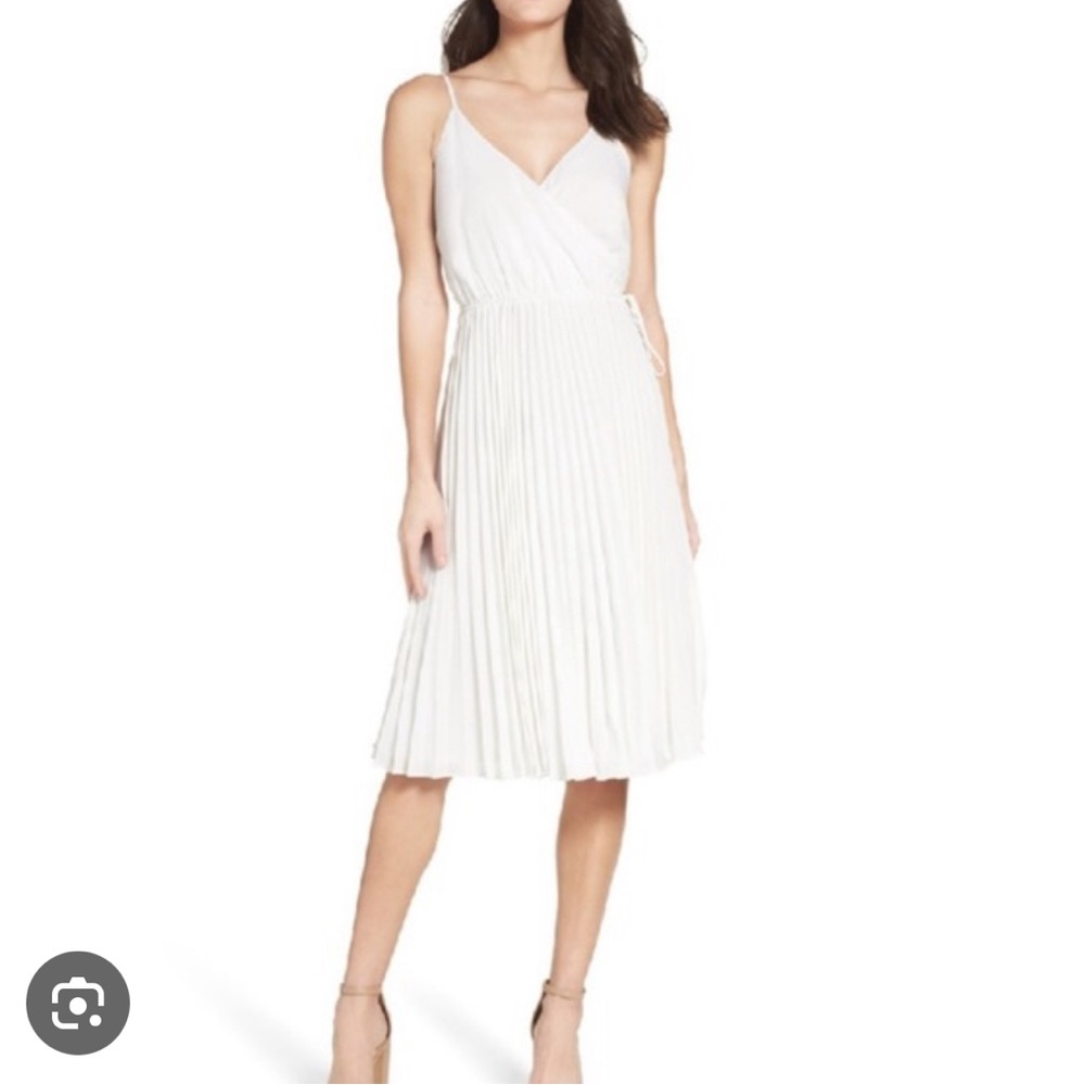 Ali and jay pleated midi dress